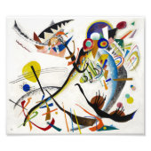 Kandinsky Blue Segment Print Foto Afdruk (Voorkant)