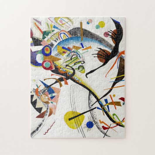 Kandinsky Blue Segment Puzzle Legpuzzel (Verticaal)