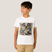 Kandinsky Blue Segment T-shirt (Voorkant volledig)