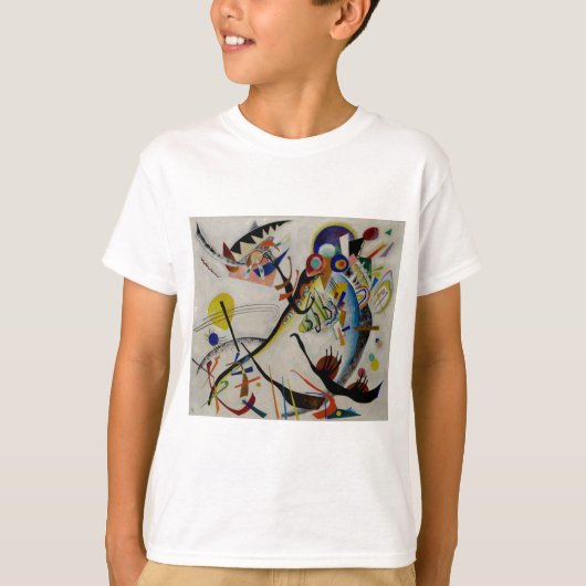 Kandinsky Blue Segment T-shirt (Voorkant)