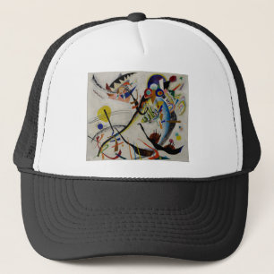 Kandinsky Blue Segment Trucker Pet