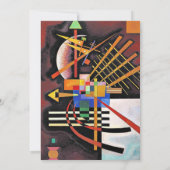 Kandinsky - Boven en Links, Kaart (Achterkant)