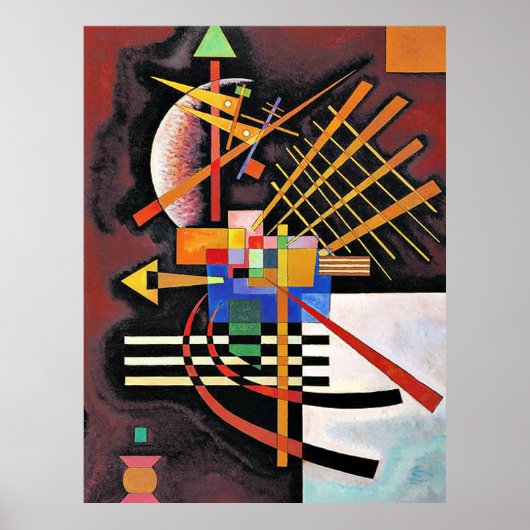 Kandinsky - Boven en links, Poster (Voorkant)