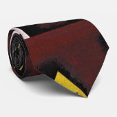 Kandinsky Brown Abstracte expressionistische kunst Stropdas (Opgerold)