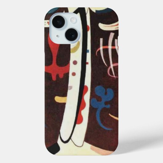 Kandinsky Brown with Supplement Abstract Case-Mate iPhone Case (Achterkant)
