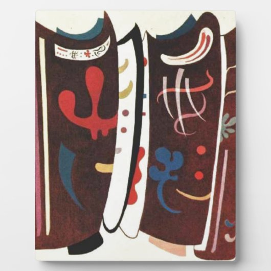 Kandinsky Brown with Supplement Abstract Fotoplaat (Voorkant)