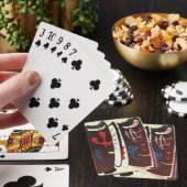 Kandinsky Brown with Supplement Abstract Pokerkaarten (Insitu)