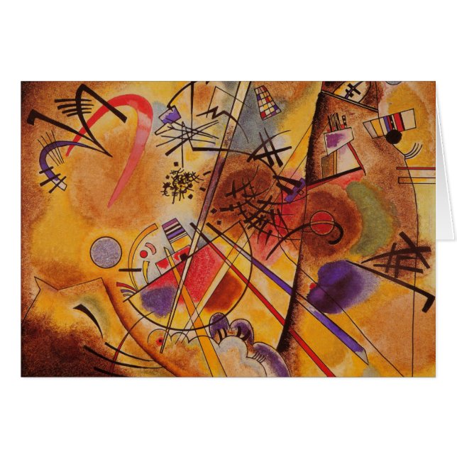 Kandinsky Brown Yellow Red Blue (Voorkant Horizontaal)