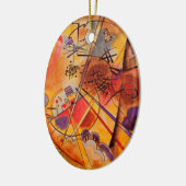 Kandinsky Brown Yellow Red Blue Keramisch Ornament (Links)