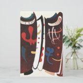 Kandinsky Bruin met Suplement Abstract Briefpapier (Staand voorkant)