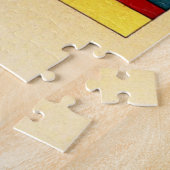 Kandinsky, Calmed, abstract kunstwerk Legpuzzel (Zijkant)