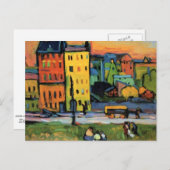 Kandinsky - Cartes postales de maisons à Munich (Devant / Derrière)