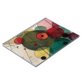 Kandinsky Cercles Abstraits Carnet photo spirale (Côté gauche)