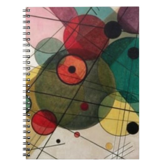 Kandinsky Cercles Abstraits Carnet photo spirale (Devant)