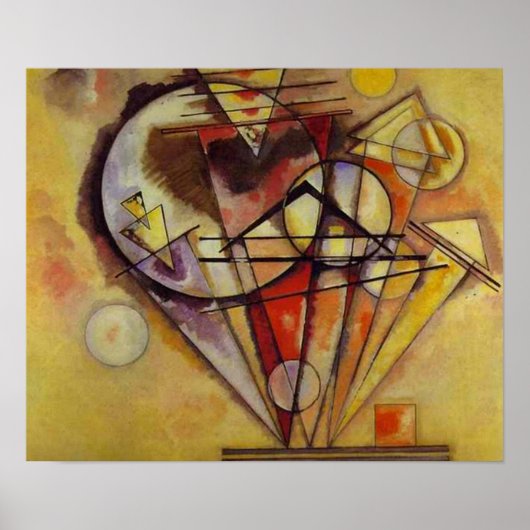 Kandinsky Circles Abstrait Peinture Poster (Devant)