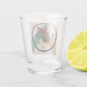 Kandinsky Circles in een Circle Painting Shot Glas (Achterkant)