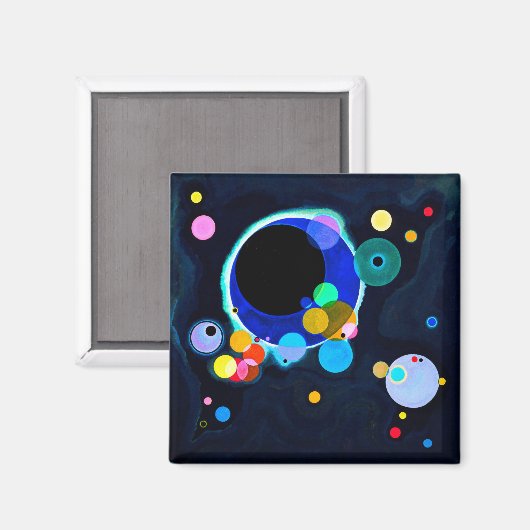 Kandinsky Circles Magneet (Voorkant / Achterkant)