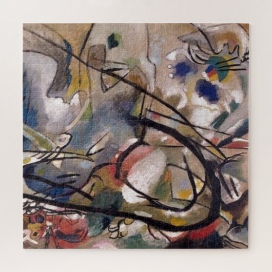 Kandinsky Claasical Abstract Art Painting Legpuzzel (Horizontaal)