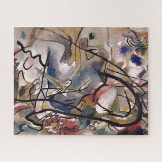 Kandinsky Claasical Abstract Art Painting Legpuzzel (Horizontaal)