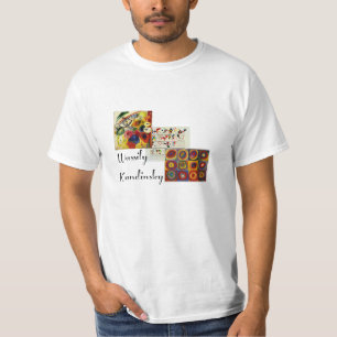 Kandinsky - Collage van zijn kunstwerk T-shirt
