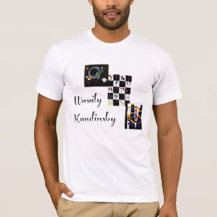 Kandinsky - collage van zijn kunstwerk t-shirt
