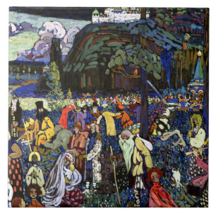 Kandinsky - Colorful Life Tegeltje