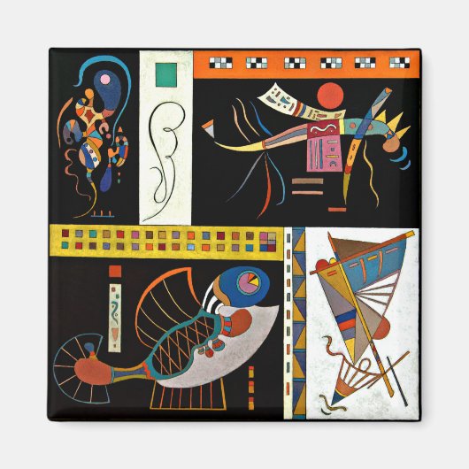Kandinsky - Commuaunte Magneet (Voorkant)