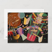 Kandinsky Compositie 10 Abstract schilderen Briefkaart (Voorkant / Achterkant)