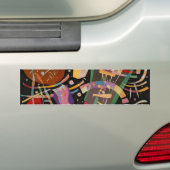 Kandinsky Compositie 10 Abstract schilderen Bumpersticker (Op auto)