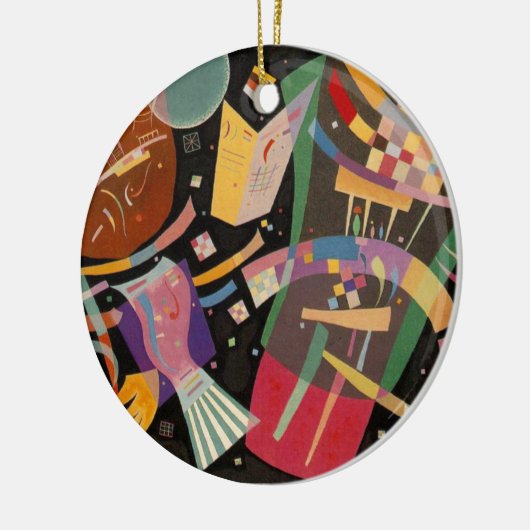 Kandinsky Compositie 10 Abstract schilderen Keramisch Ornament (Links)