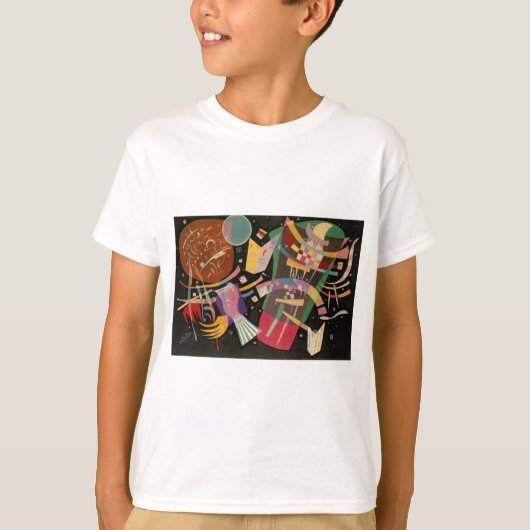 Kandinsky Compositie 10 Abstract schilderen T-shirt (Voorkant)
