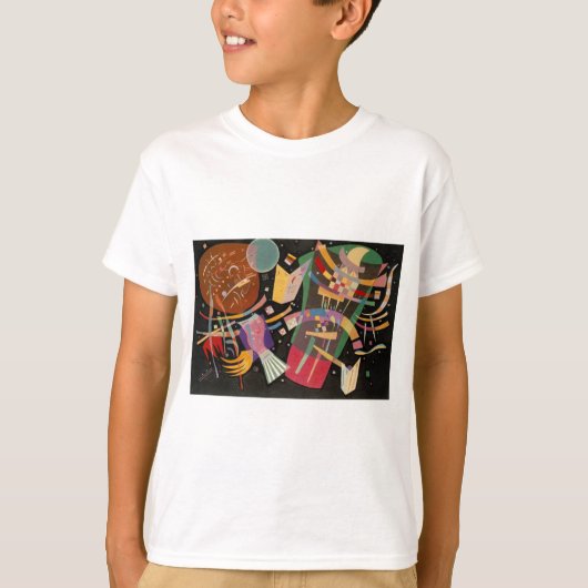 Kandinsky Compositie 10 Abstract schilderen T-shirt (Voorkant)