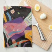 Kandinsky Compositie 10 Abstract schilderen Theedoek (Quarter Fold)