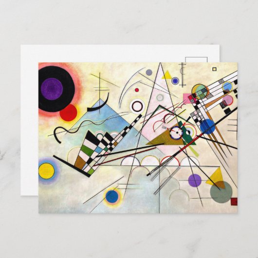 Kandinsky Compositie 8 Feestdagenkaart (Voorkant / Achterkant)