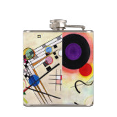 Kandinsky Compositie 8 Heupfles (Achterkant)