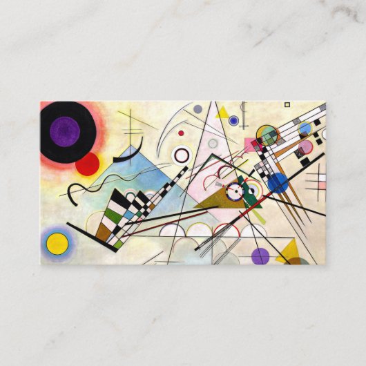 Kandinsky Compositie 8 Informatiekaartje (Voorkant)