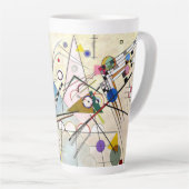 Kandinsky Compositie 8 Latte Mok (Rechterhoek)