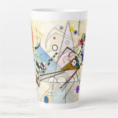 Kandinsky Compositie 8 Latte Mok (Voorkant)