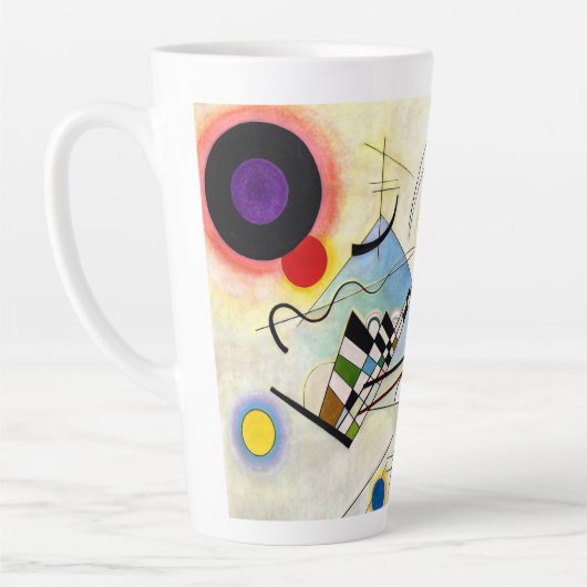 Kandinsky Compositie 8 Latte Mok (Links)