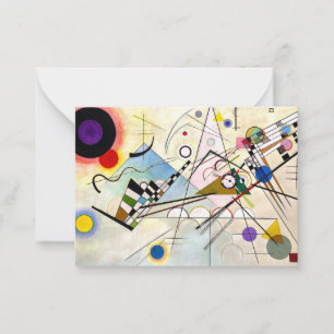 Kandinsky Compositie 8 Notitiekaartje