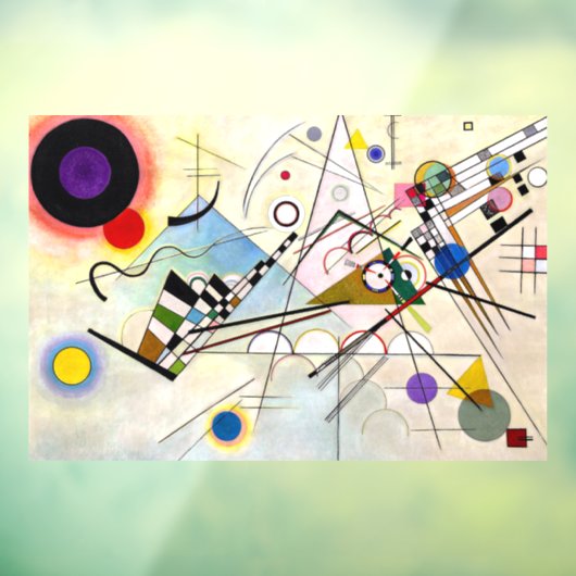 Kandinsky Compositie 8 Raamsticker (Vel 3)