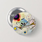 Kandinsky Compositie 8 Ronde Button 5,7 Cm (Voorkant /achterkant)