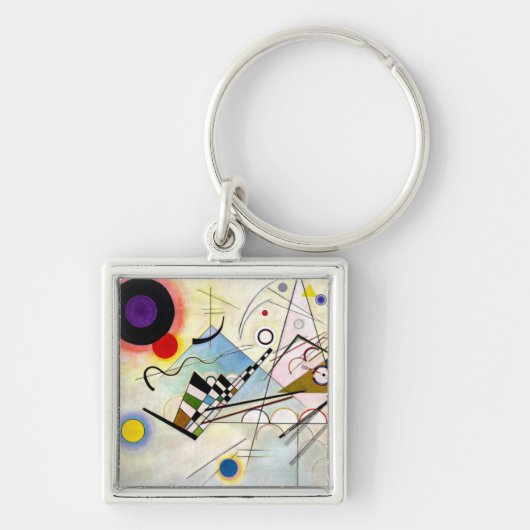Kandinsky Compositie 8 Sleutelhanger (Voorkant)