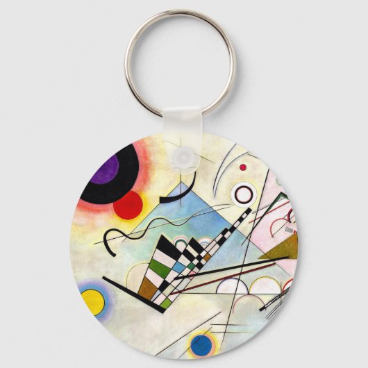 Kandinsky Compositie 8 Sleutelhanger (Voorkant)