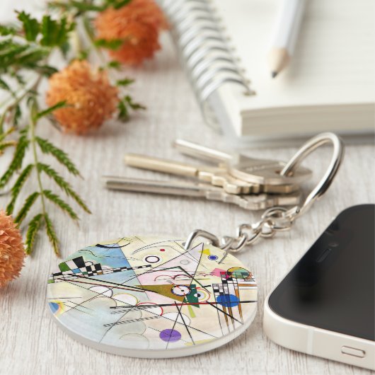 Kandinsky Compositie 8 Sleutelhanger (Voorkant Rechts)