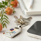 Kandinsky Compositie 8 Sleutelhanger (Zijkant)