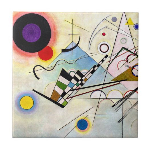 Kandinsky Compositie 8 Tegeltje (Voorkant)