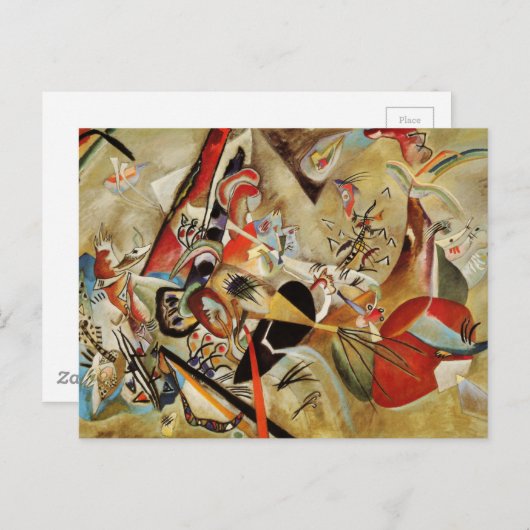 Kandinsky Compositie Abstract Briefkaart (Voorkant / Achterkant)