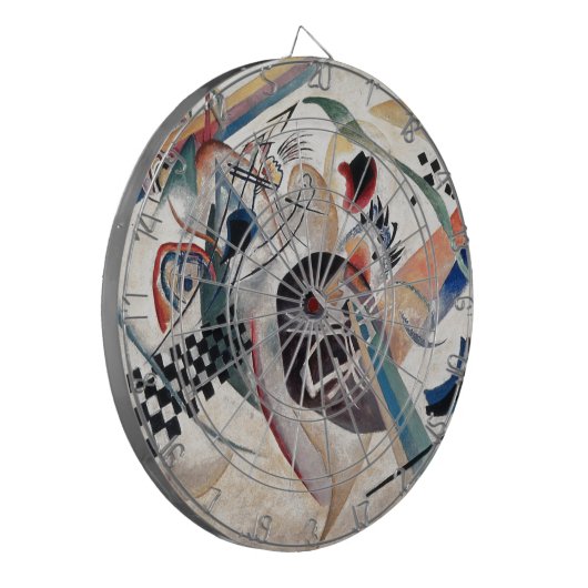 Kandinsky Compositie Abstract Dartbord (Voorkant Links)