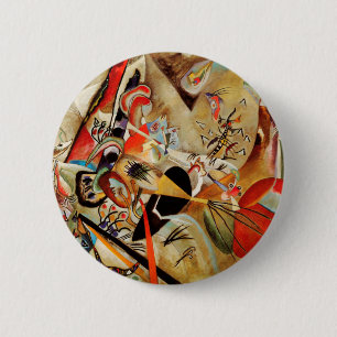 Kandinsky Compositie Abstract Ronde Button 5,7 Cm